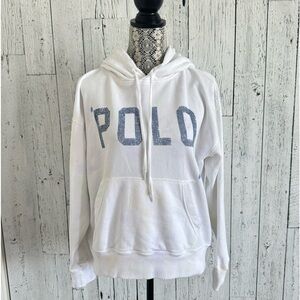 Polo Ralph Lauren Logo Distressed Hoodie, EUC, Sz Large